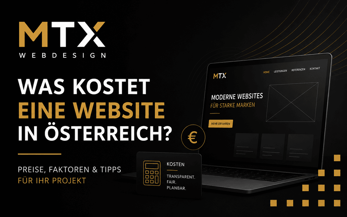 Preisübersicht für Firmen-Websites in Österreich — Beispielhafte Preise 2026